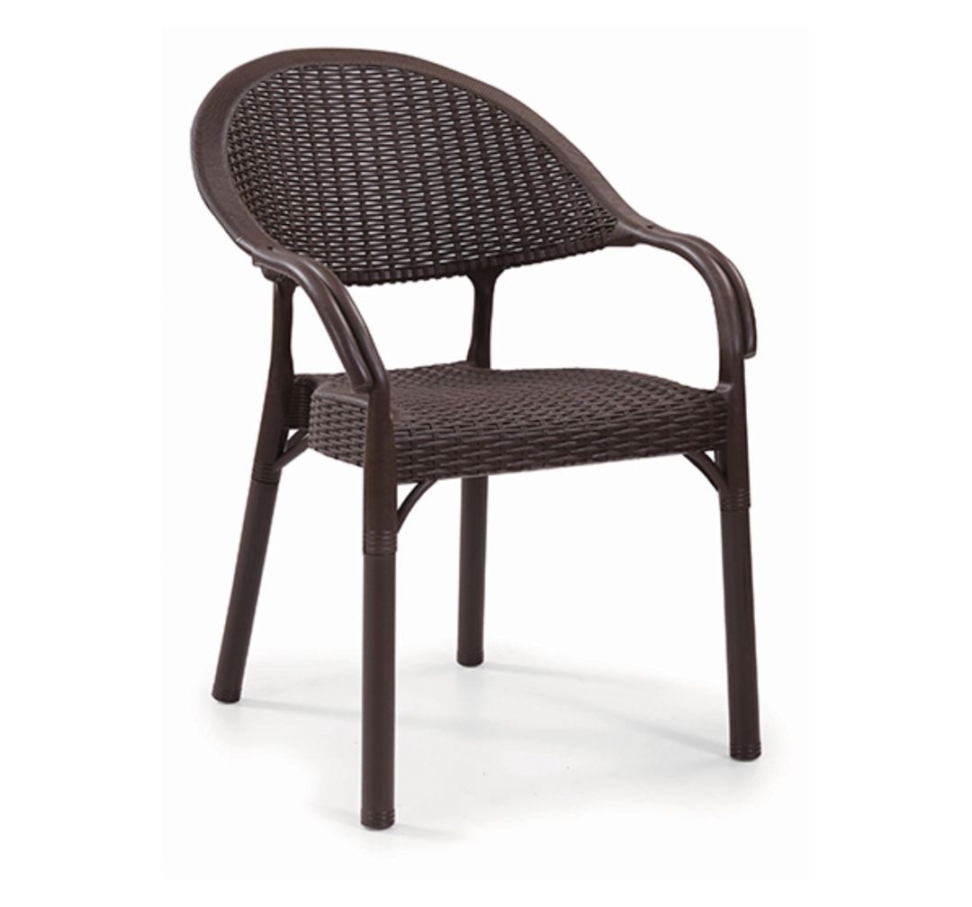 Bağ üçün stol Capissi 2801, metal/plastik, qəhvəyi, 58х84 sm — Mallar, Bakı