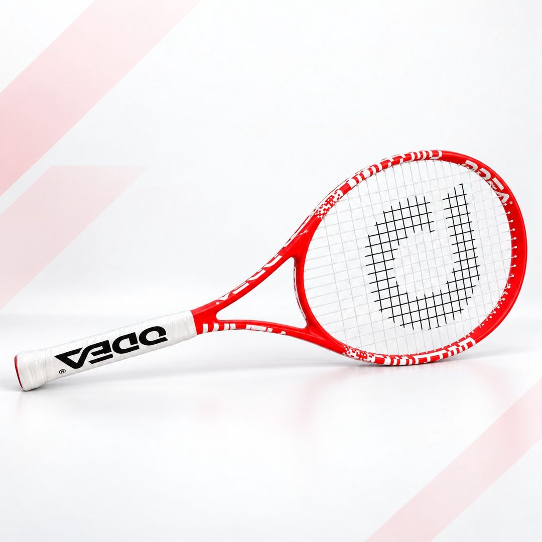 Tennis raketkası Odea, Qırmızı, Ağ, Böyüklər üçün, G2 — Mallar, Bakı (3)
