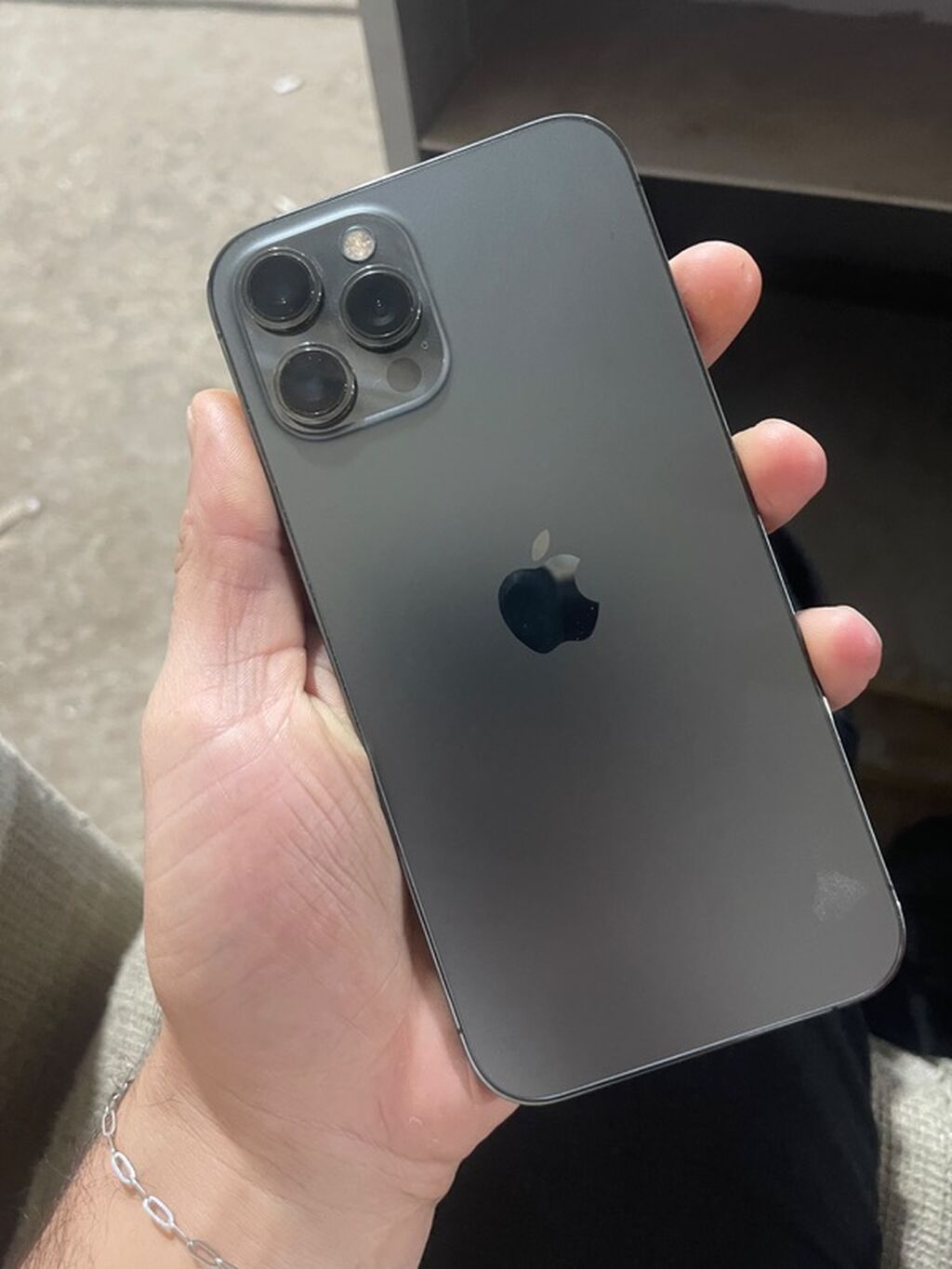 IPhone 12 Pro Max, Graphite, Face ID — Apple iPhone, Bakı (3)