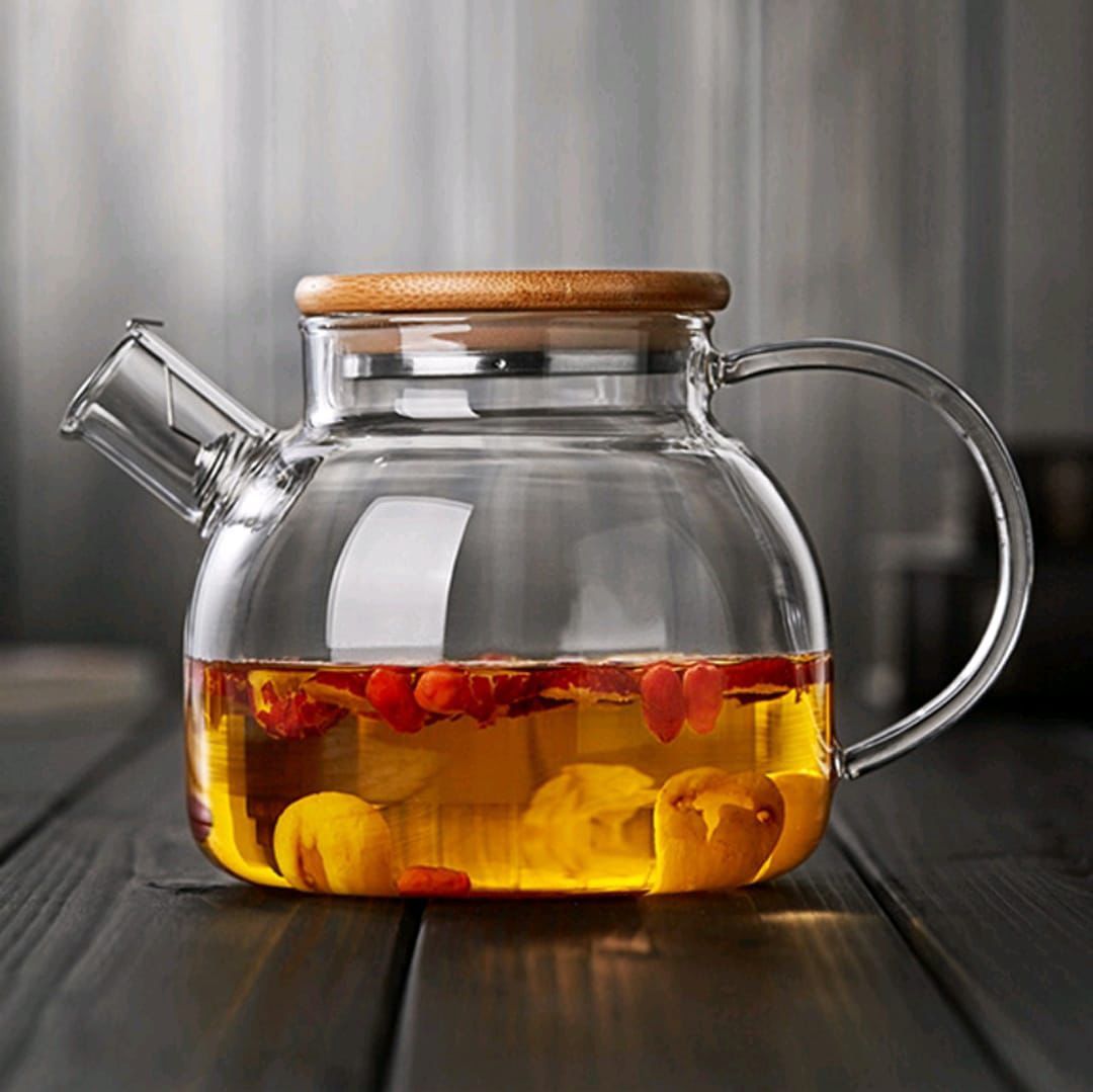 Dəmləmə çaydanı, 1000 ml, şüşə, şəffaf — Mallar, Bakı (2)