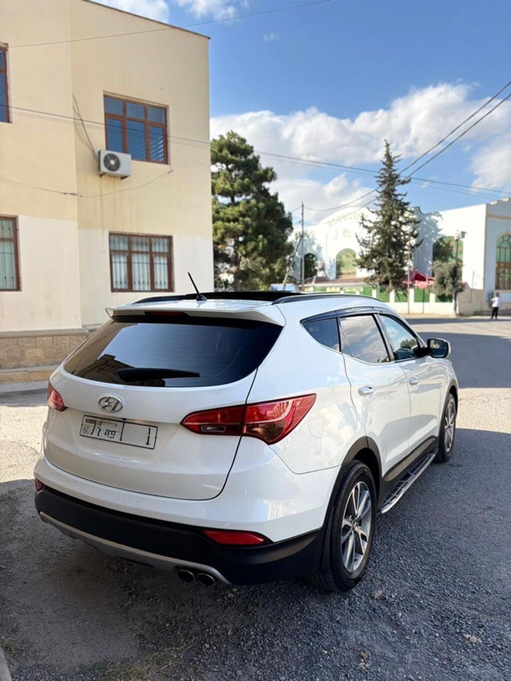 Hyundai Santa Fe – ağ bezdetal panaramik dam 4 ceken 7 yer. Ful — Avtomobillər, Qobustan (7)