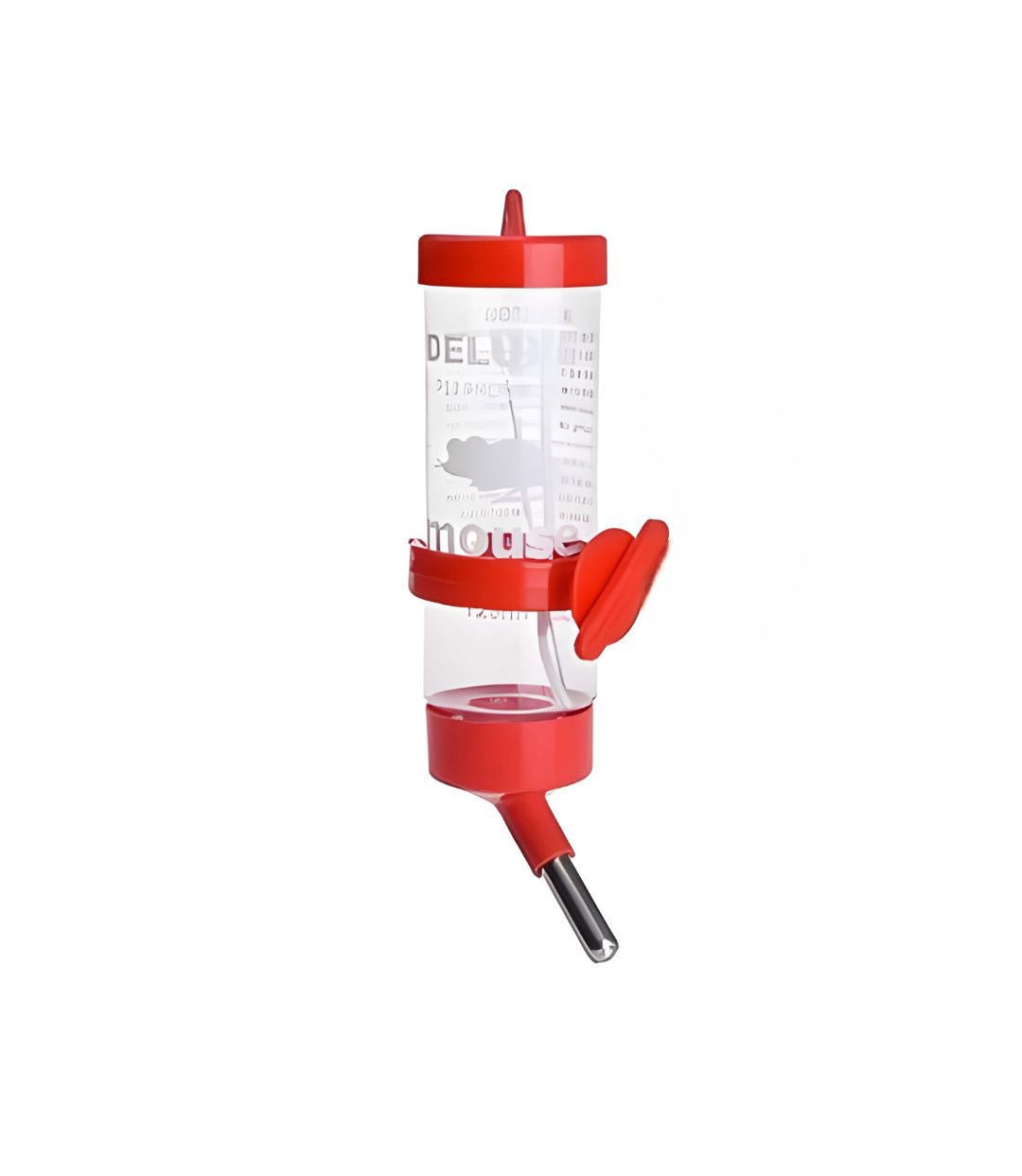 Gəmiricilər üçün su təknəsi, plastik, qırmızı/şəffaf, 250 ml — Mallar, Bakı