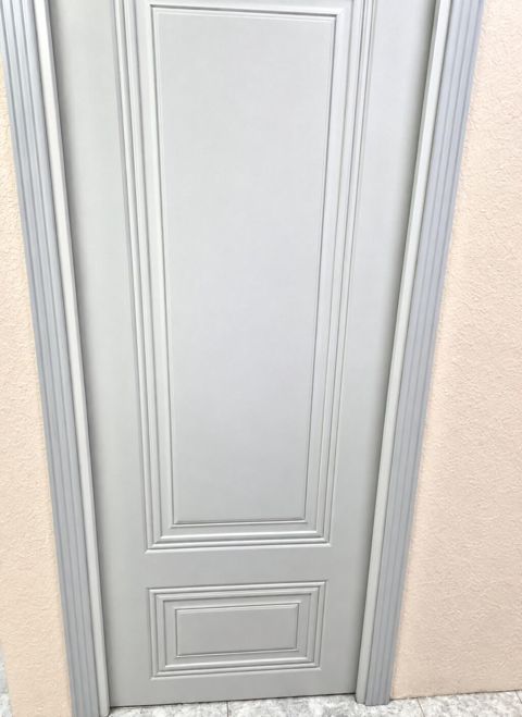 Boz rəng otaq qapısı satılır. Heç quraşdırılmayıb, hazır — Mingəçevir
