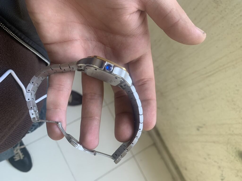 Cartier Santos üslubunda avtomatik qol saatı Orginal saatdı heçbir — Qol saatları, Sumqayıt (3)