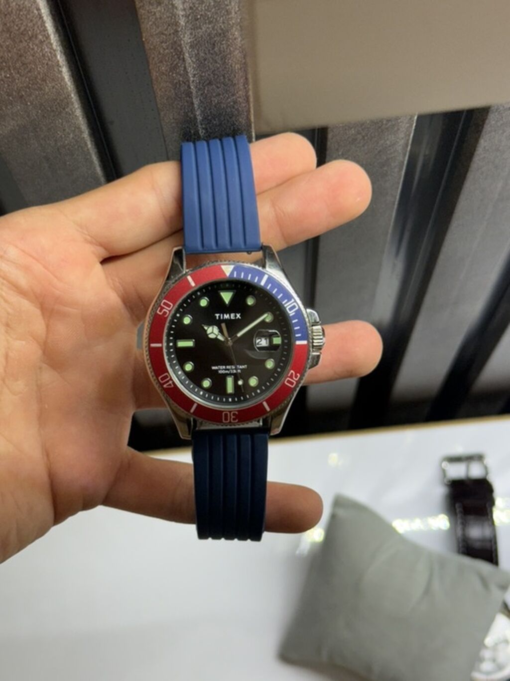 Timex dalğıc üslublu qol saatı - Model: Timex (üzlükdə və qapaqda — Qol saatları, Sumqayıt (2)