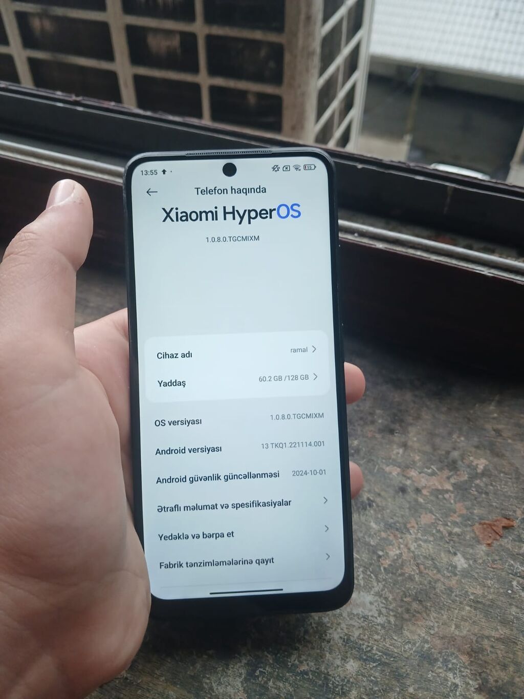Redmi Note 11 Pro, 128 GB, rəng - Qara, Barmaq izi — Xiaomi, Bakı (3)