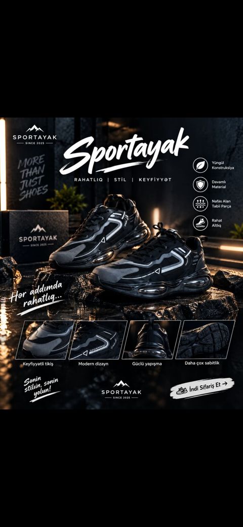 Sportayak kişilər üçün idman ayaqqabısı - Rahatlıq Stil Keyfiyyət — Digah