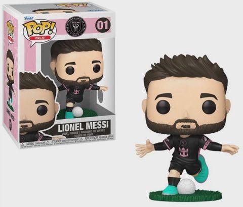 Funko. First POP MLS: Inter Miami- Lionel Messi(away) — Sports, Hobby & Leisure