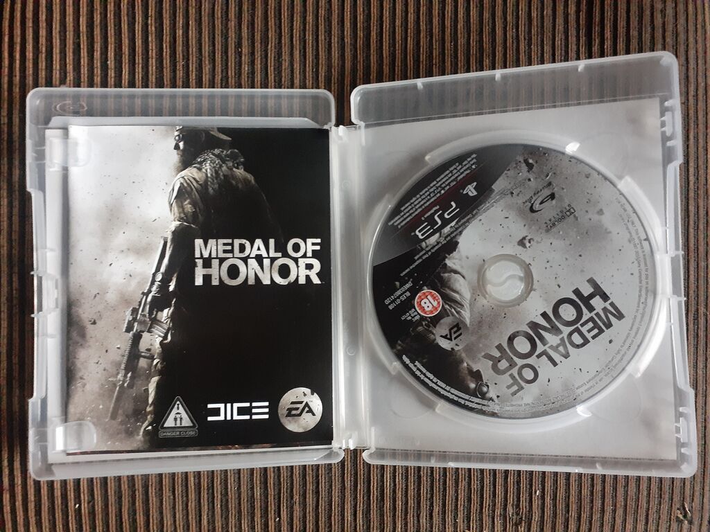PS3 oyun diskləri – Ea/dıce 1) Medal of Honor (PS3) - Nəşriyyat: EA — Konsol oyunları, Qəbələ (2)