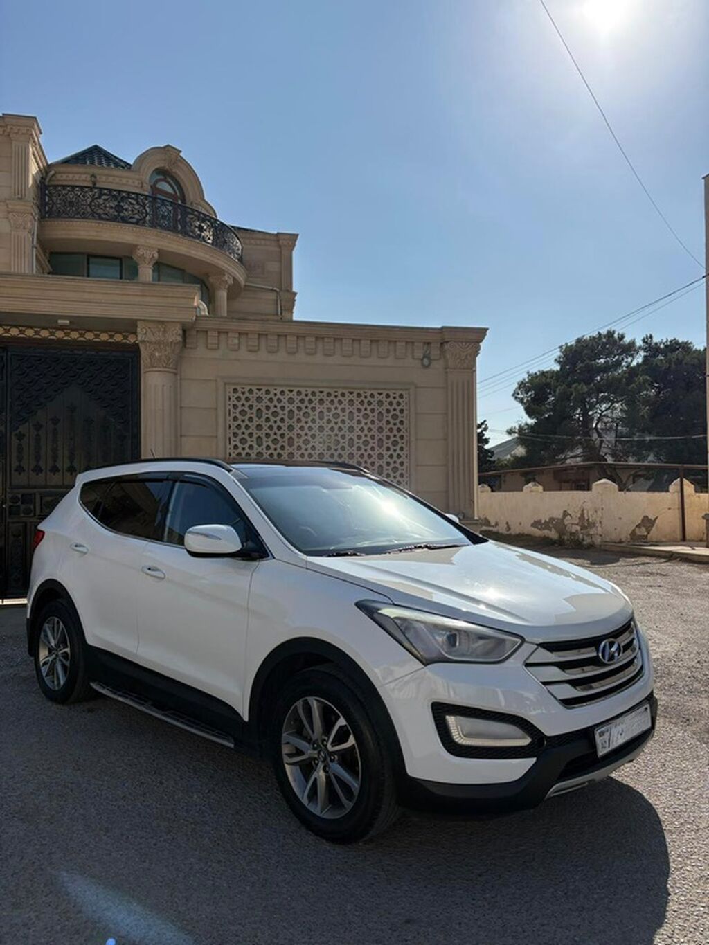 Hyundai Santa Fe – ağ bezdetal panaramik dam 4 ceken 7 yer. Ful — Avtomobillər, Qobustan (4)