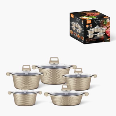 Qazan dəsti RAF, R.80006, Tökmə aluminium, 20 sm/24 sm/28 sm/26 sm/26 sm — Bakı