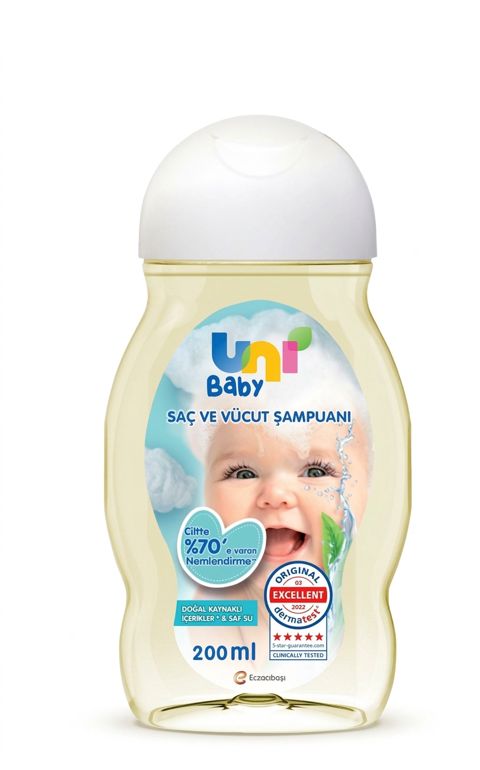 Uşaqlar üçün şampun-düş geli Uni Baby, 200 ml — Bakı
