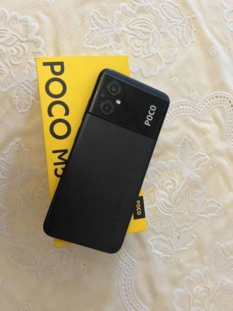 Poco M5, 128 GB, rəng - Qara, Barmaq izi — Bakı