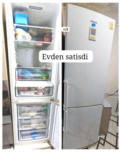 Samsung soyuducu - Brend: Samsung - Tam işləkdir, evdə istifadə — Bakı