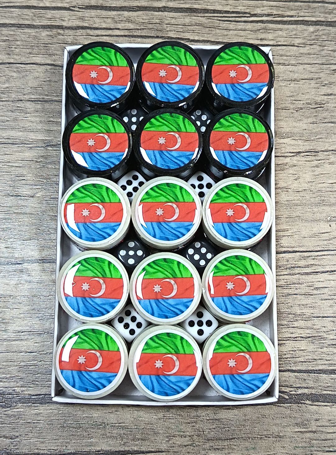 Nərd üçün daşlar No brand, Mərmər, 14.5 sm, 8.5 sm — Mallar, Bakı (2)