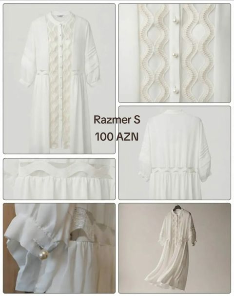 Satılır 100 AZN-ə. Razmer S/M. Geyim 1 dəfə nikah mərasiminə geyinilib — Bakı
