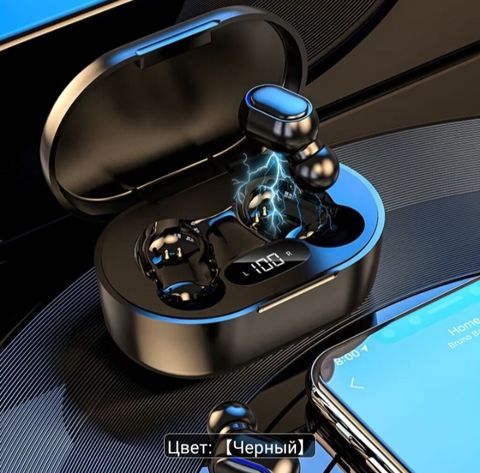Bluetooth TWS qulaqlıq dəsti – qara rəng - Tam simsiz qulaqlıqlar və — Lənkəran