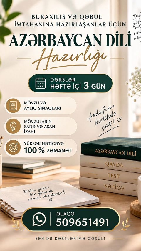 Repetitor, Azərbaycan dili, İmtahanlara hazırlıq — Fatmayı