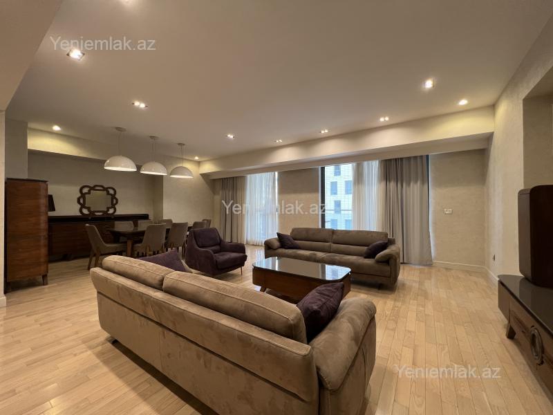 Kirayə 3 otaqlı Bina evi menzil (Yeni tikili), 180 m², Səbail rayonu — Mənzil, Bakı (8)