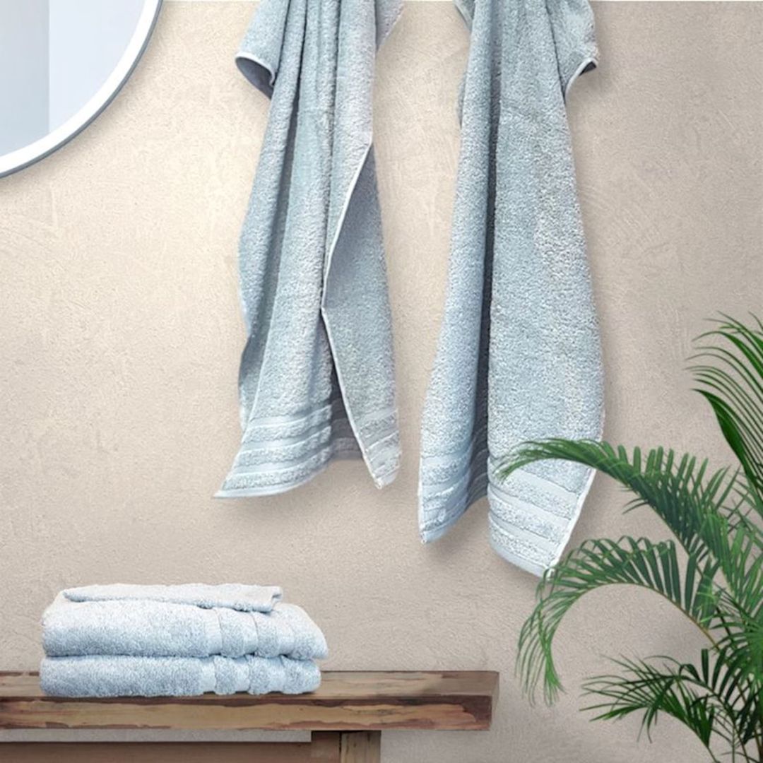 Üz və əllər üçün dəsmal Lasa Home A4, 50x100 sm, pambıq, mavi — Mallar, Bakı (3)