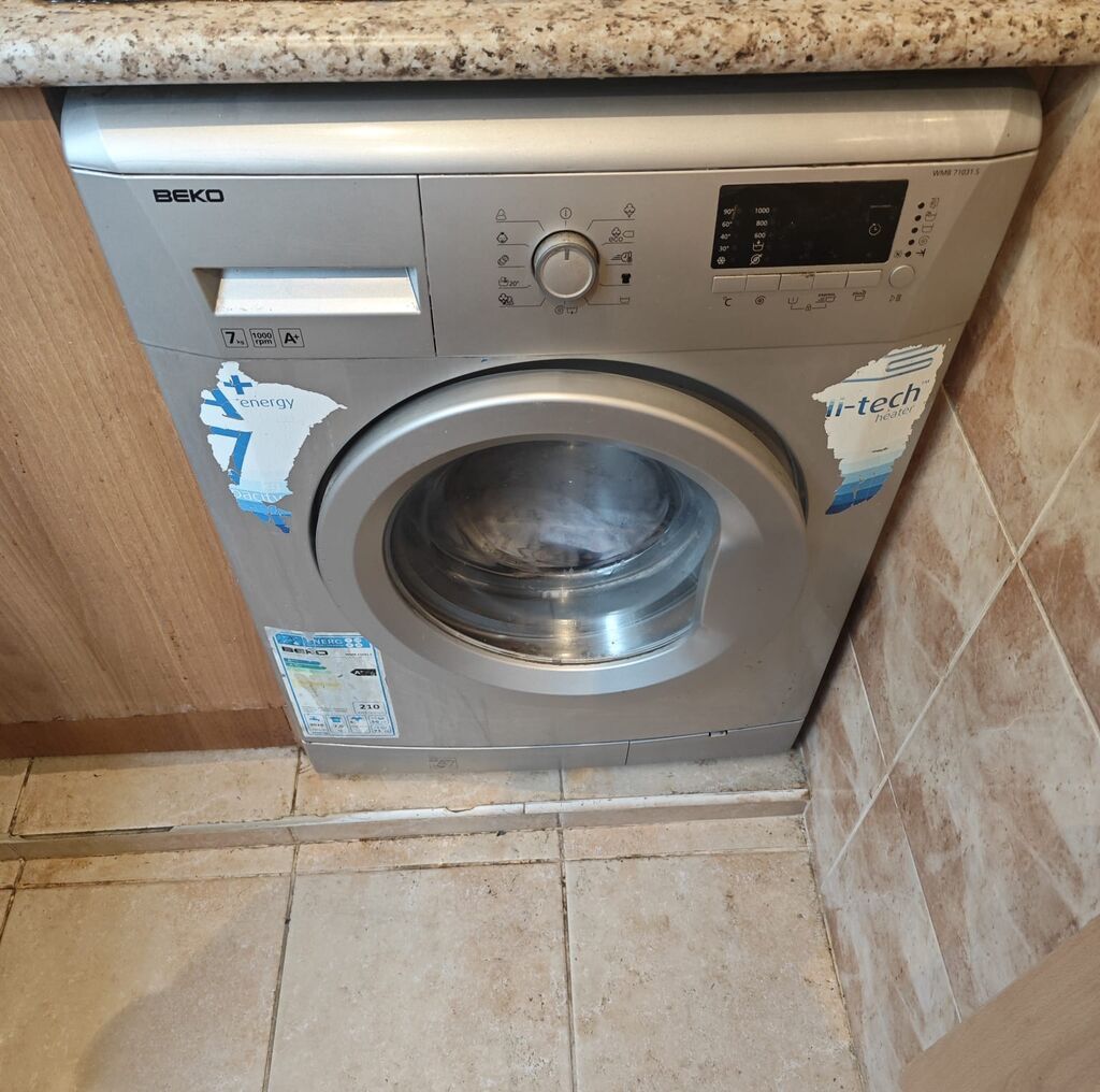 Paltaryuyan maşın Beko, 7 kq, İşlənmiş, Avtomat, Qurutma var, Kredit yoxdur, Ünvandan götürmə — Çamaşır maşınları, Bakı (3)
