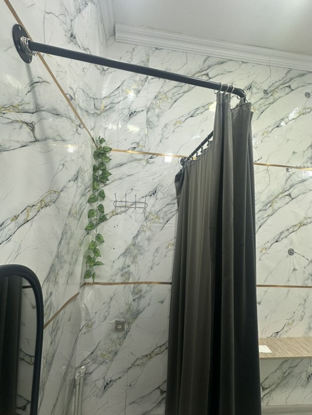 Paltar soyunma/bölmə pərdəsi dəsti - Tətbiq: butik, geyim mağazası — Pərdələr, kornişlər, jalüzilər, Bakı (3)