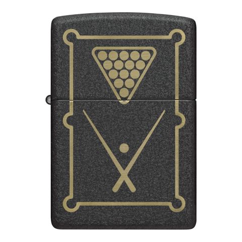Alışqan Zippo Billiard Design Black Crackle — Bakı