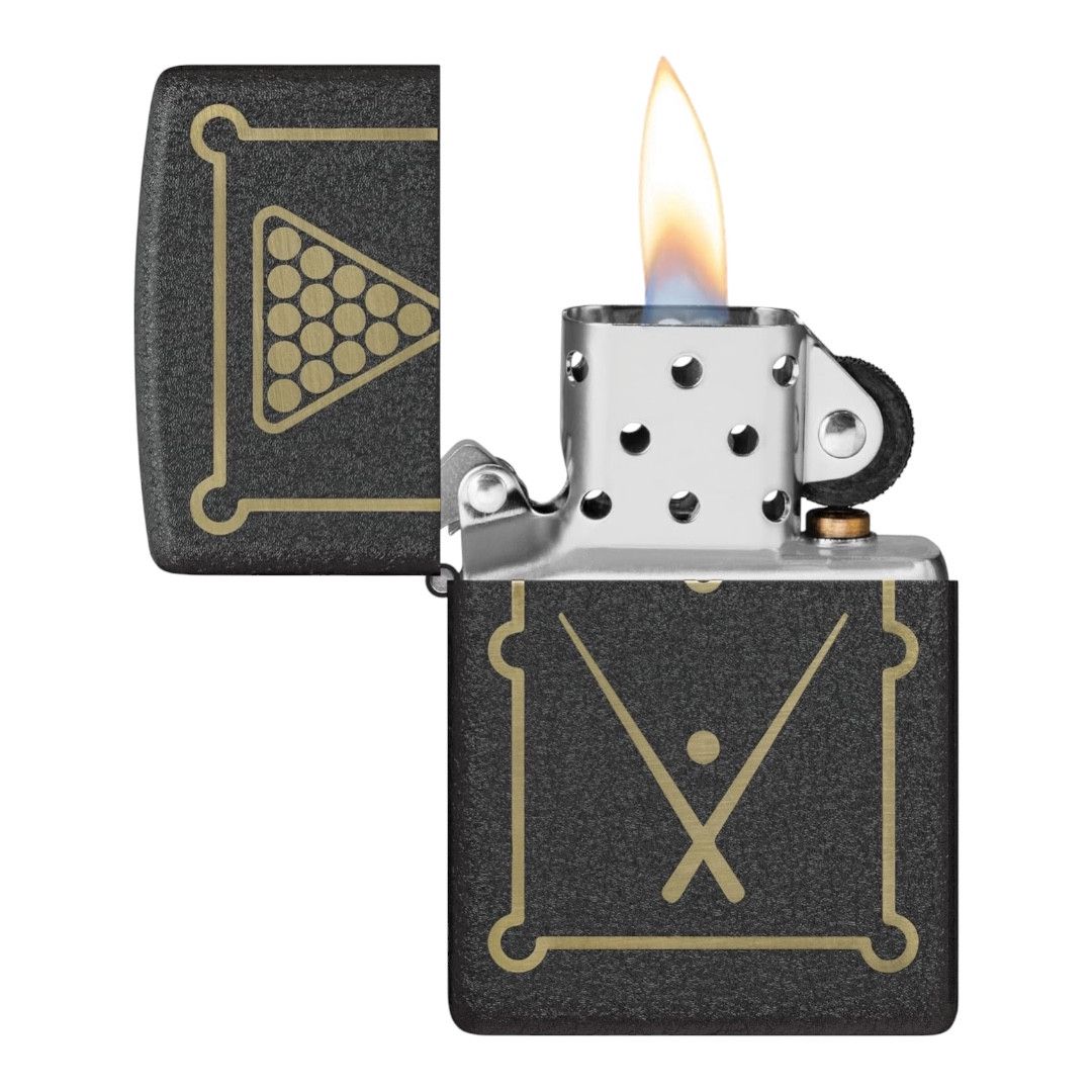 Alışqan Zippo Billiard Design Black Crackle — Mallar, Bakı (2)