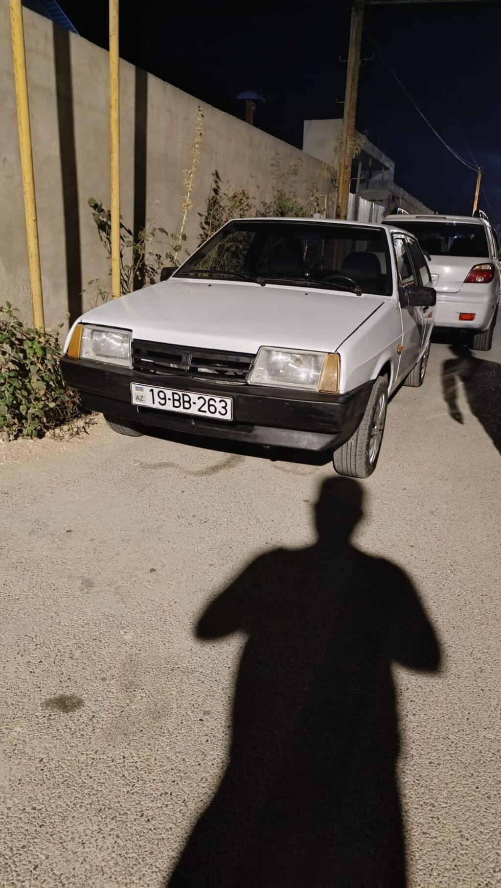 Model: Lada Samara (VAZ 2108) 3 qapı, ağ rəng Kuzov: Hetçbek Ön 19-BB-263 — Avtomobillər, Bakı (6)