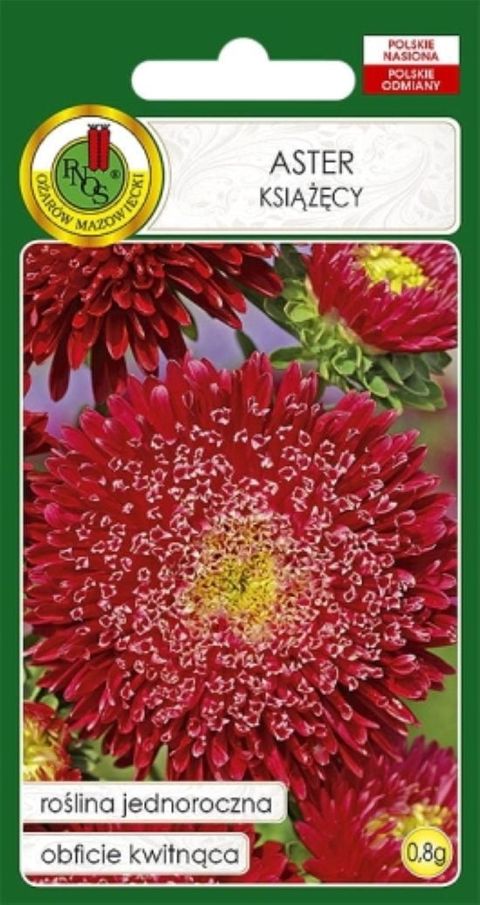 Gül toxumları Pnos Aster Ksiazecy Qırmızı 0.8 q — Bakı