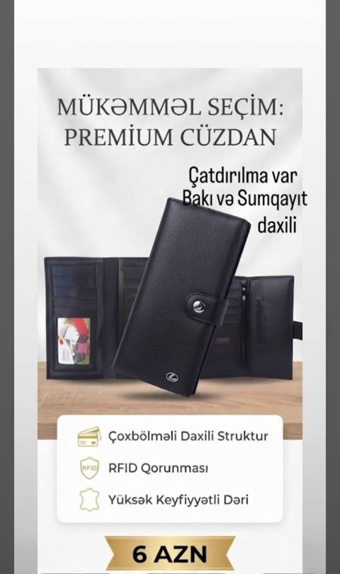 Pulqabı, Eko dəri, Yeni — Sumqayıt