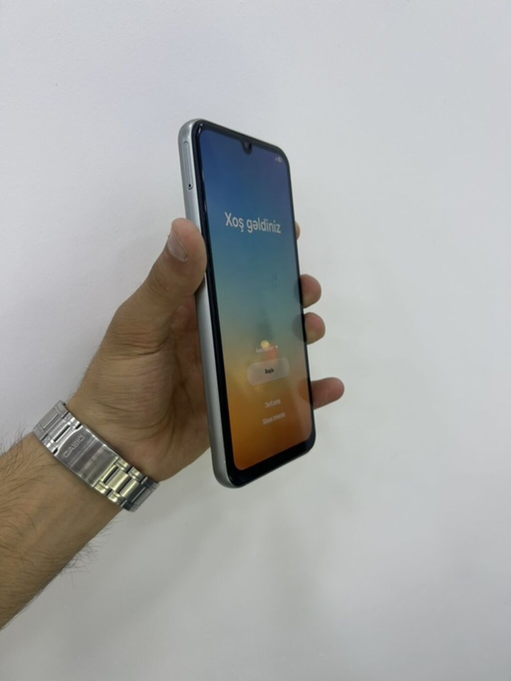 Samsung Galaxy A24 4G, 128 GB, rəng - Gümüşü, Barmaq izi — Samsung, Gəncə (3)