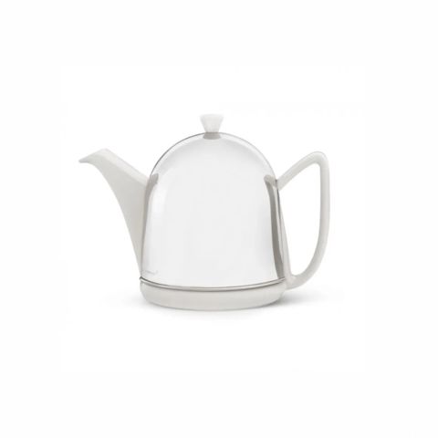 Çaydan Cosy Manto 1 l, keramika, paslanmayan polad, ağ, gümüşü - 1510W — Bakı