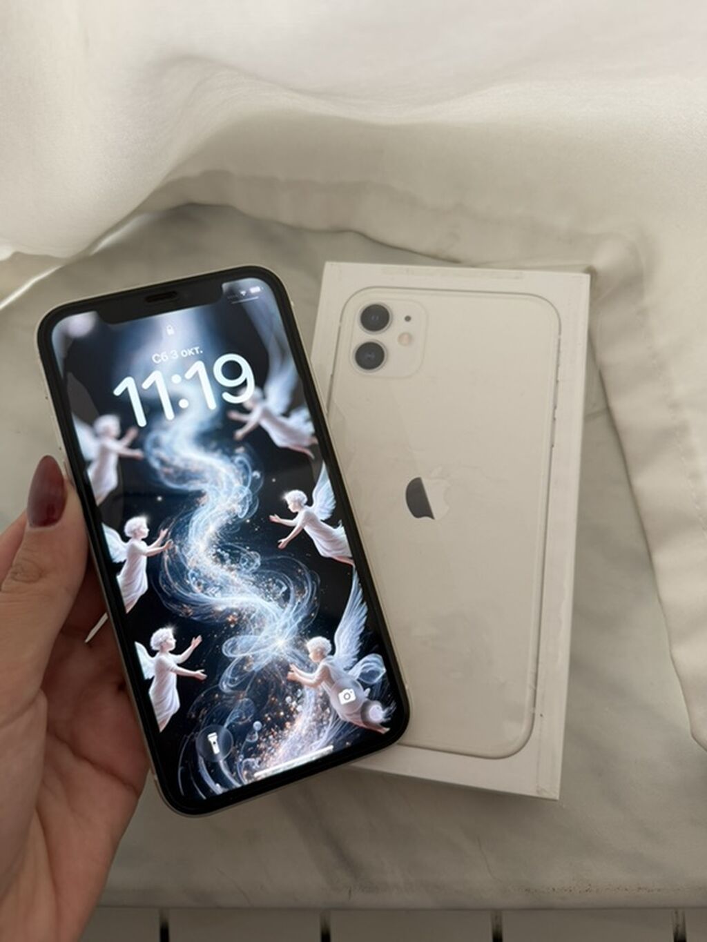 IPhone 11, 128 GB, Ağ, Face ID — Apple iPhone, Bakı (2)