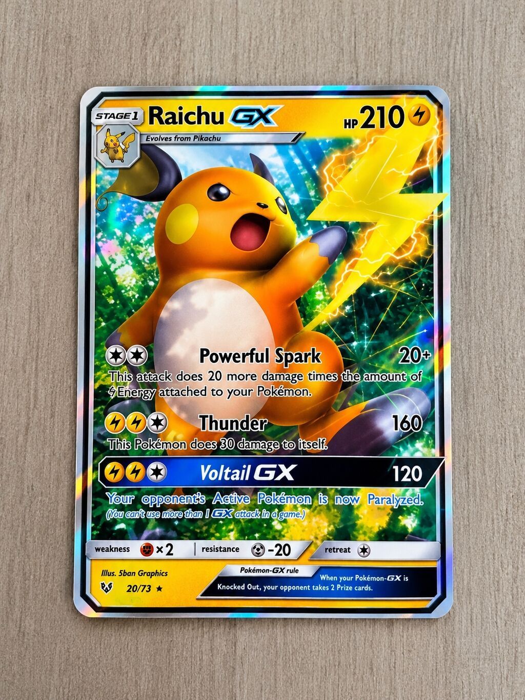 Məhsul: Pokémon TCG kartı – Raichu-GX (Stage 1) Təsvir: - Seriya: Sun — Digər, Sumqayıt