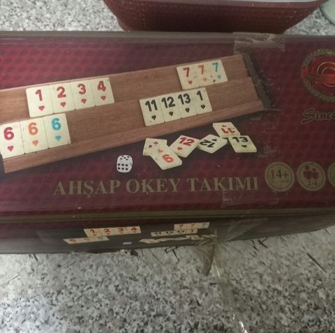 Məhsul: Ahşap Okey Takımı - Dəst: 4 ədəd taxta okey taxtası və tam — Bakı