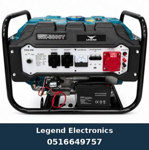 Elan başlığı: Benzin generatoru Legend WX-3800Y, 4.5 kVt, 220/380 V — გენერატორები
