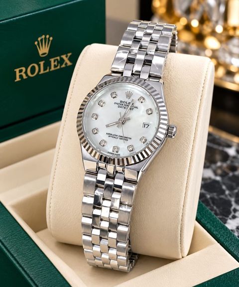 Yeni, Qol saatı, Rolex, rəng - Ağ — Bakı