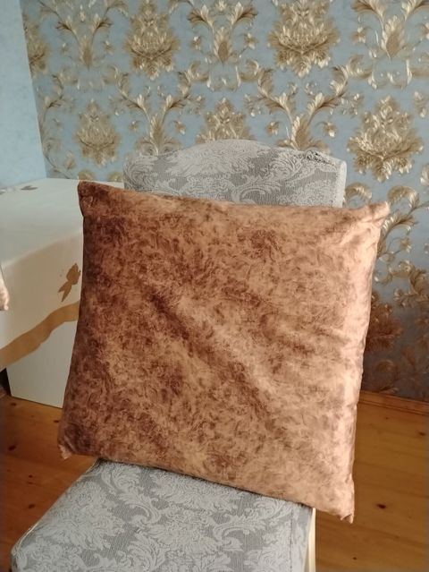 Kvadrat dekor yastıq/parça üzlü yastıq dəsti - Rəng və naxış: isti — Pirəkəşkül