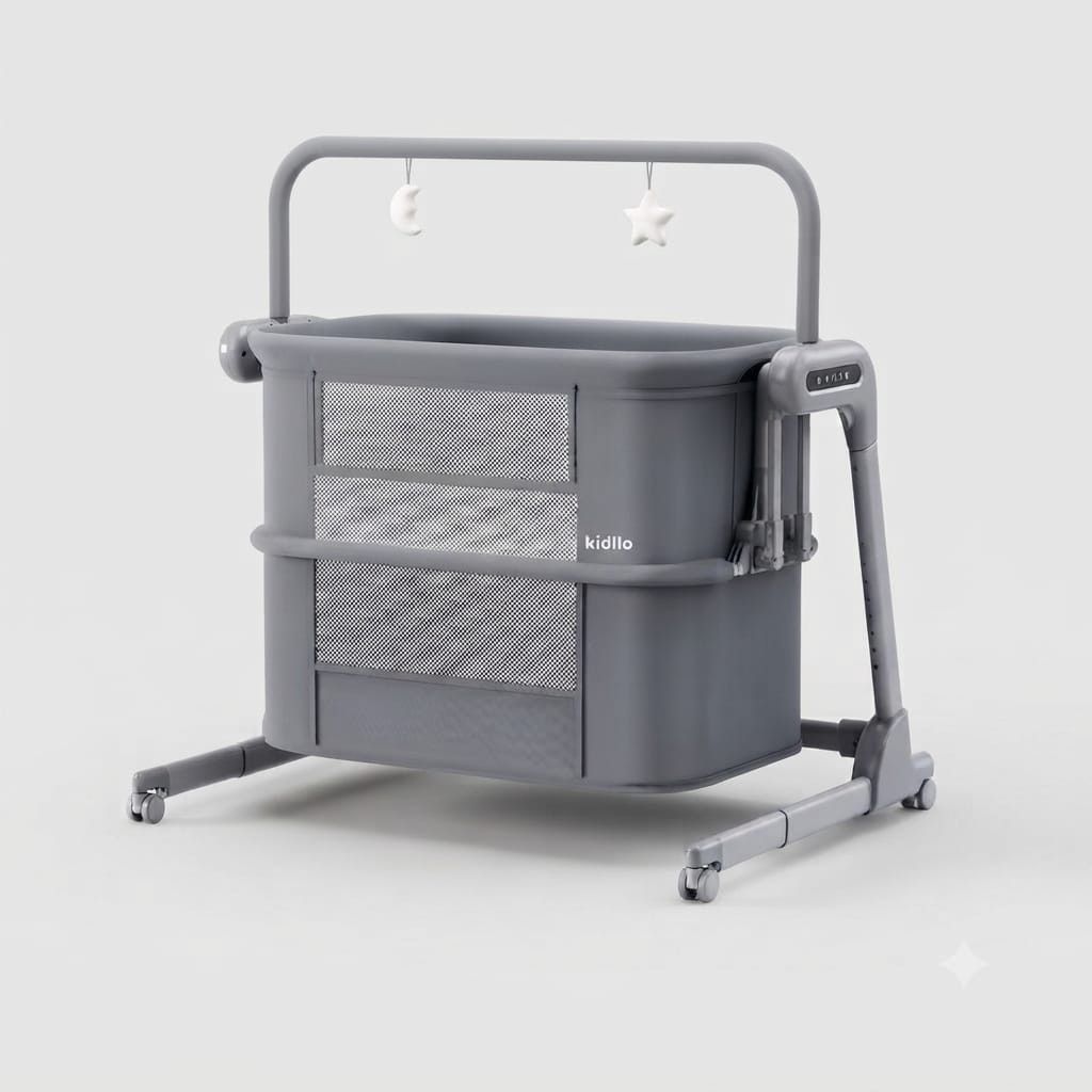 Beşik Kidilo B01, elektron, boz, parça/metal, 55x90x90 sm — Mallar, Bakı