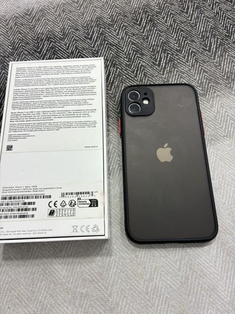IPhone 11, 128 GB, Qara, Face ID — Bakı