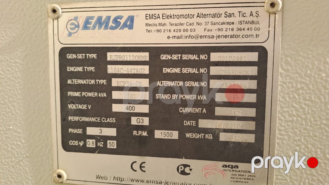 Perkins dieselə əsaslanmış elektrik generatoru — Generatorlar, Novxanı (4)