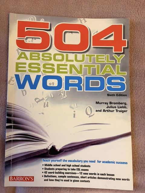 Məhsul: “504 Absolutely Essential Words” (Sixth Edition) – Barron’s — Bakı