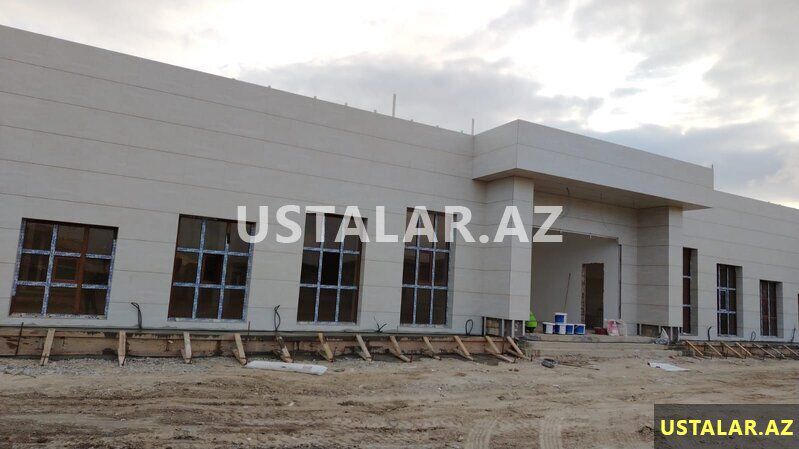 Fasad keramoqranit — Plitə işləri, Bakı (6)