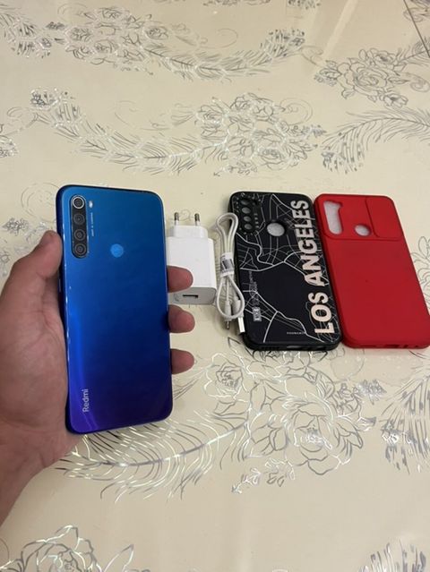 Redmi Note 8, 64 GB, rəng - Mavi, Barmaq izi, Face ID — Bakı