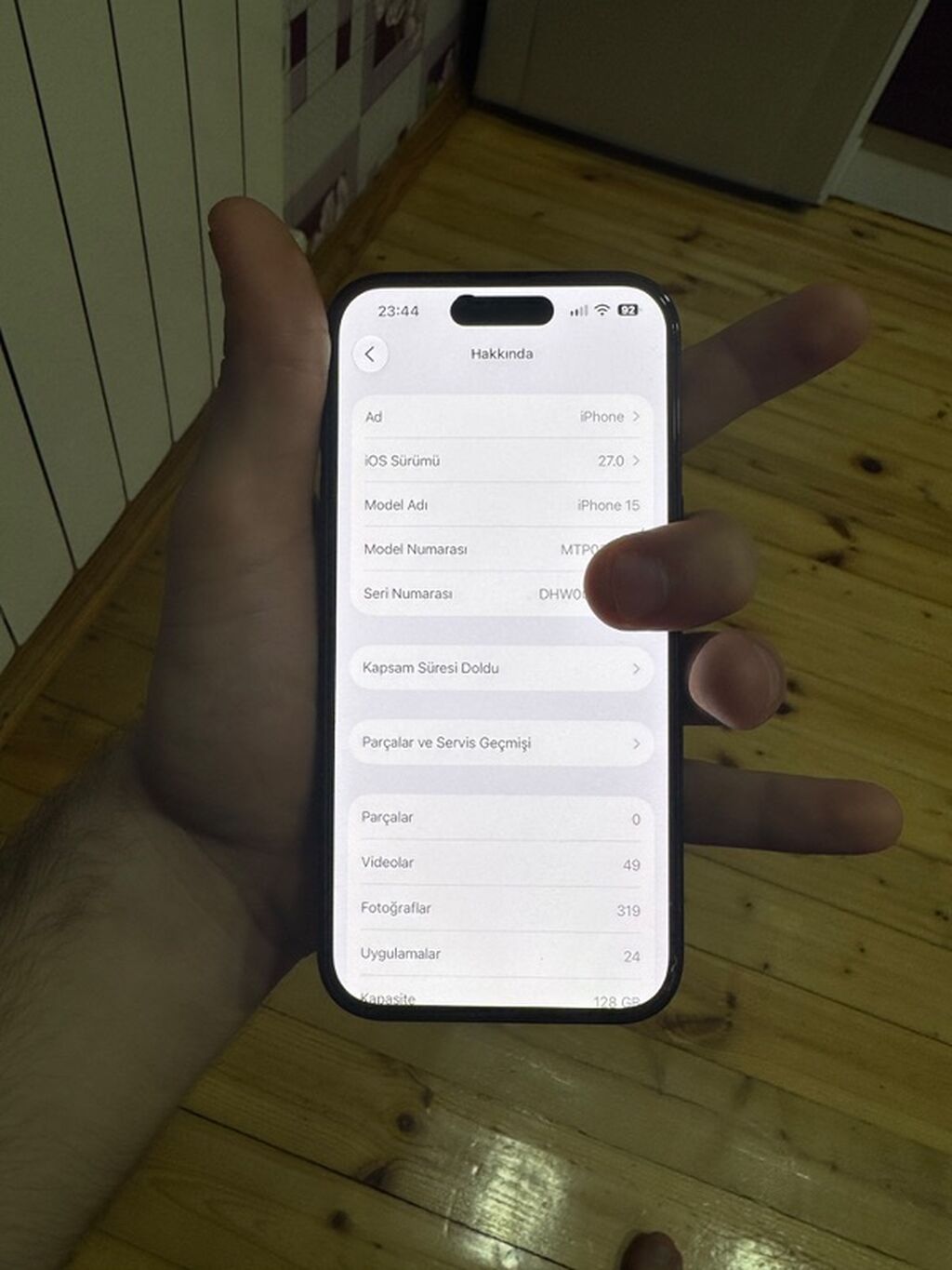 IPhone 15, 128 GB, Qara, Face ID — Apple iPhone, Bakı (4)