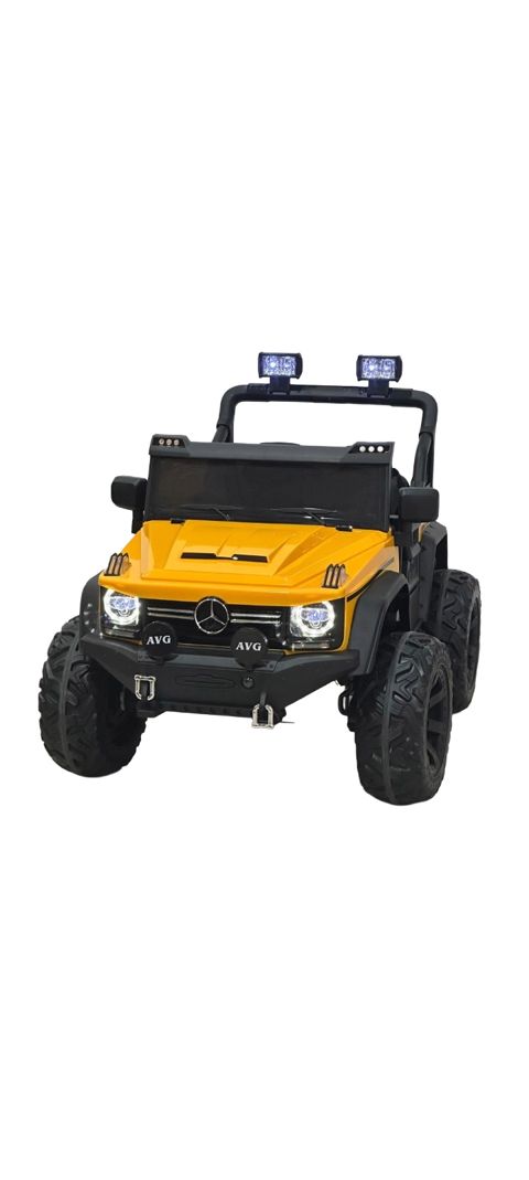 Uşaq elektrik avtomobili Mercedes AMG, sarı — Bakı