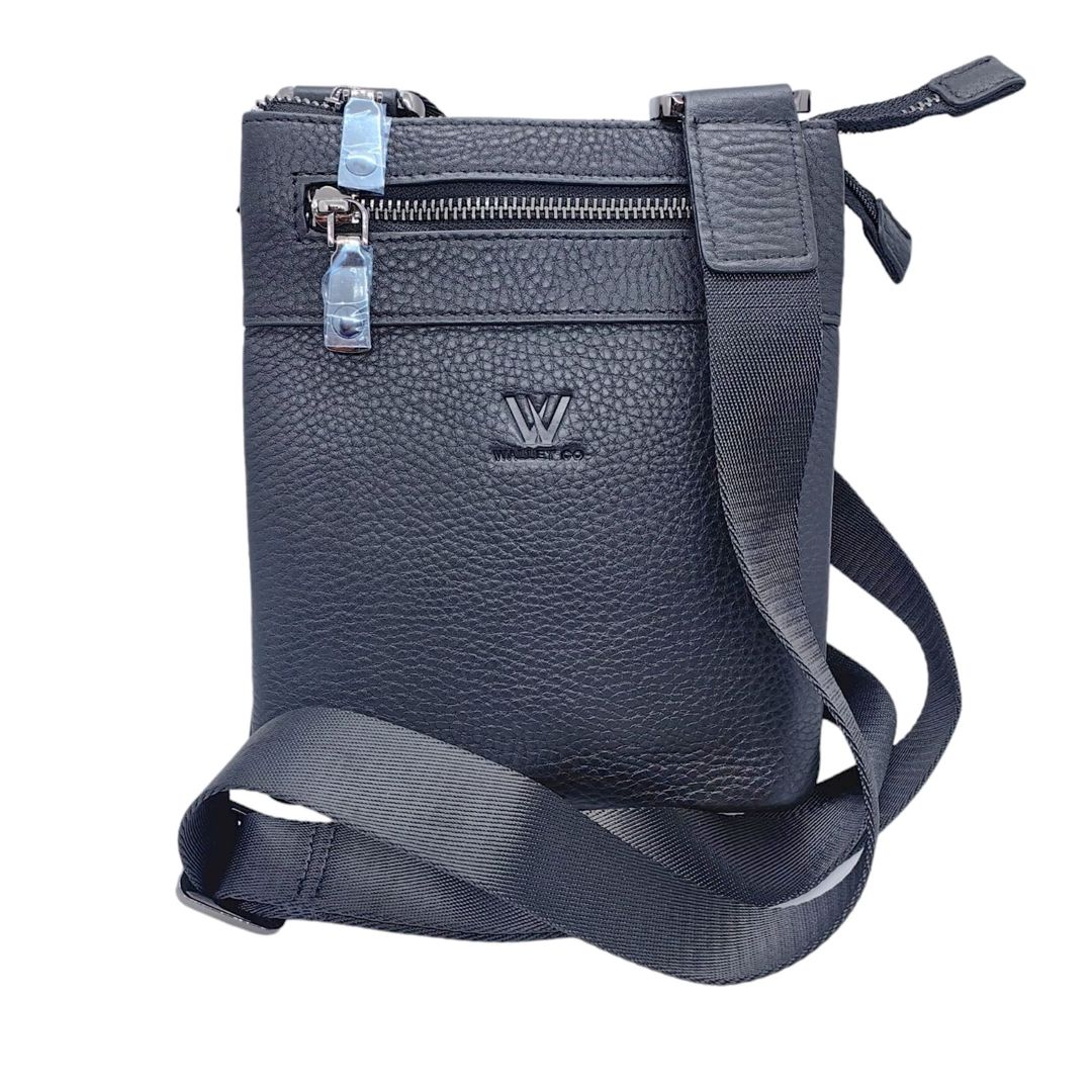 Kişilər üçün kross-bodi çantası WalletCo 5579-5 qara — Mallar, Bakı