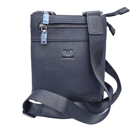Kişilər üçün kross-bodi çantası WalletCo 5579-5 qara — Bakı