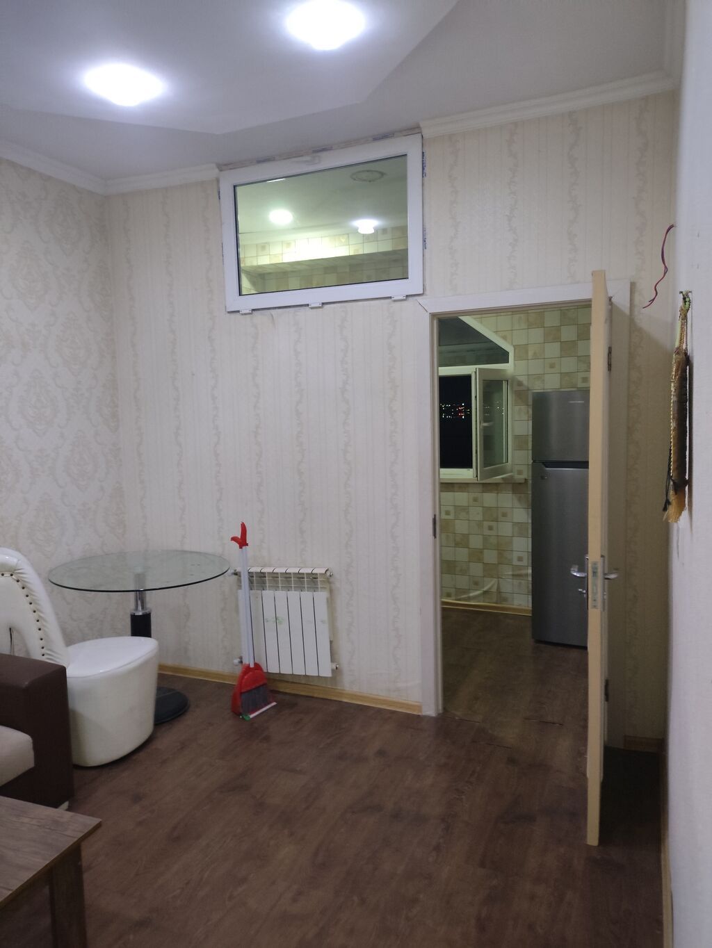 2 otaqlı mənzil – mətbəx və qonaq otağı mebellə - Plan: girişdən — Mənzil, Masazır (2)